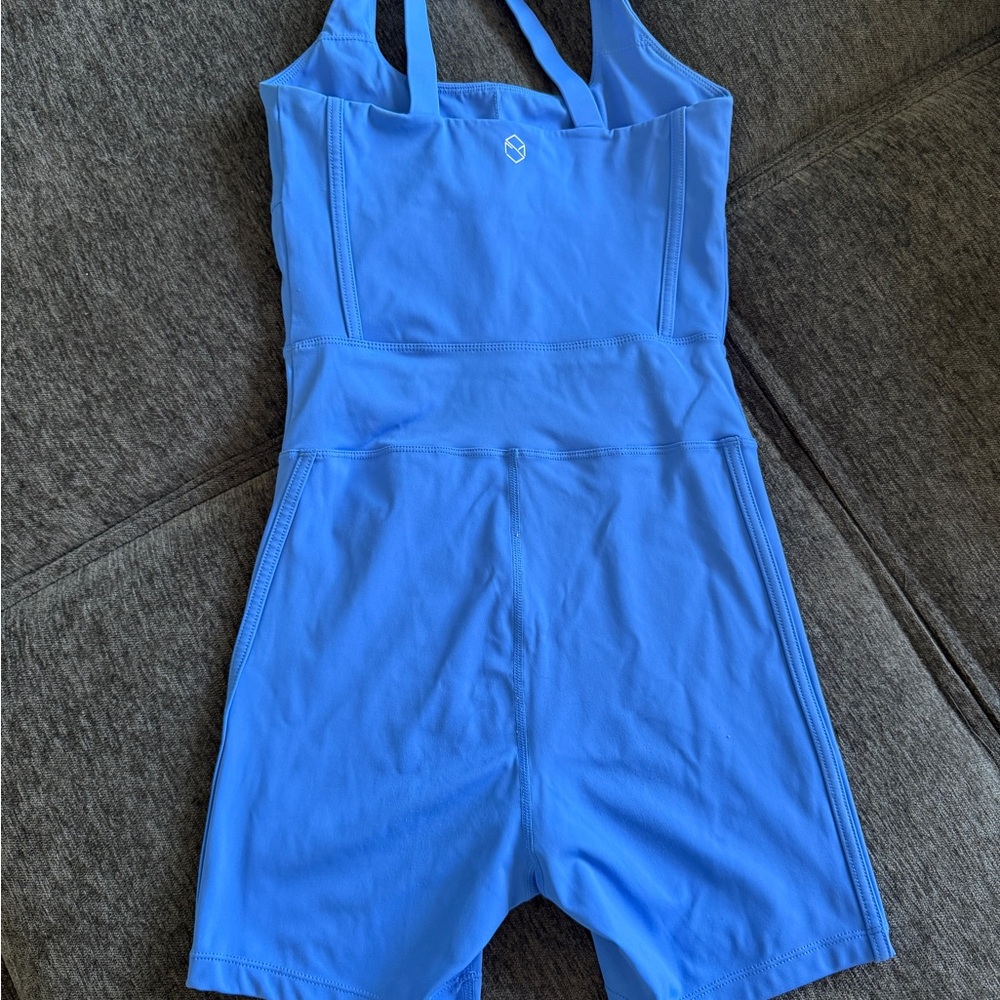 COPY - Blue Sleeveless Romper